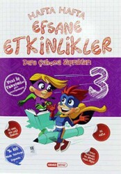 Kırmızı Beyaz Yayınları 3. Sınıf Hafta Hafta Efsane Etkinlikler - Kırmızı Beyaz Yayınları