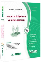 3. Sınıf Halkla İlişkiler ve Tanıtım Güz Dönemi Konu Anlatımlı Soru Bankası Kod 324 - Egem Eğitim Yayınları