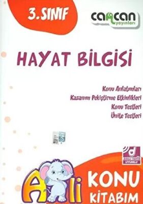 Cancan Yayınları 3. Sınıf Hayat Bilgisi Konu Kitabım - 1