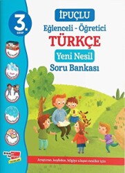 Dikkat Atölyesi Yayınları 3. Sınıf İpuçlu Eğlenceli - Öğetici Türkçe Yeni Nesil Soru Bankası - Dikkat Atölyesi Yayınları