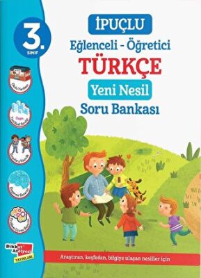 Dikkat Atölyesi Yayınları 3. Sınıf İpuçlu Eğlenceli - Öğetici Türkçe Yeni Nesil Soru Bankası - 1