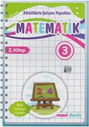 3. Sınıf Matematik 2. Dönem Etkinliklerle Çalışma Yaprakları - Mavi Deniz Yayınları