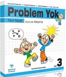 Mutlu Yayıncılık 3. Sınıf Matematik Okulda ve Evde Problem Yok Defteri - Mutlu Yayıncılık