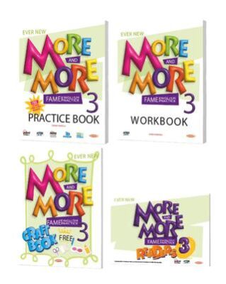 Kurmay Yayınları More and More English 3 Practice Book - Workbook + 5 Hikaye Kitabı + Craft Book - 1