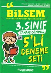 Bilsem 3. Sınıf 5`li Deneme Seti - Zekiçocuk Eğitici Kitaplar