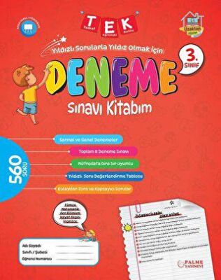 3. Sınıf Tek Deneme Sınavı Kitabım - 1