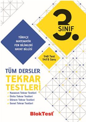 Tudem Yayınları - Bayilik 3. Sınıf Tüm Dersler Tekrar Testleri - 1