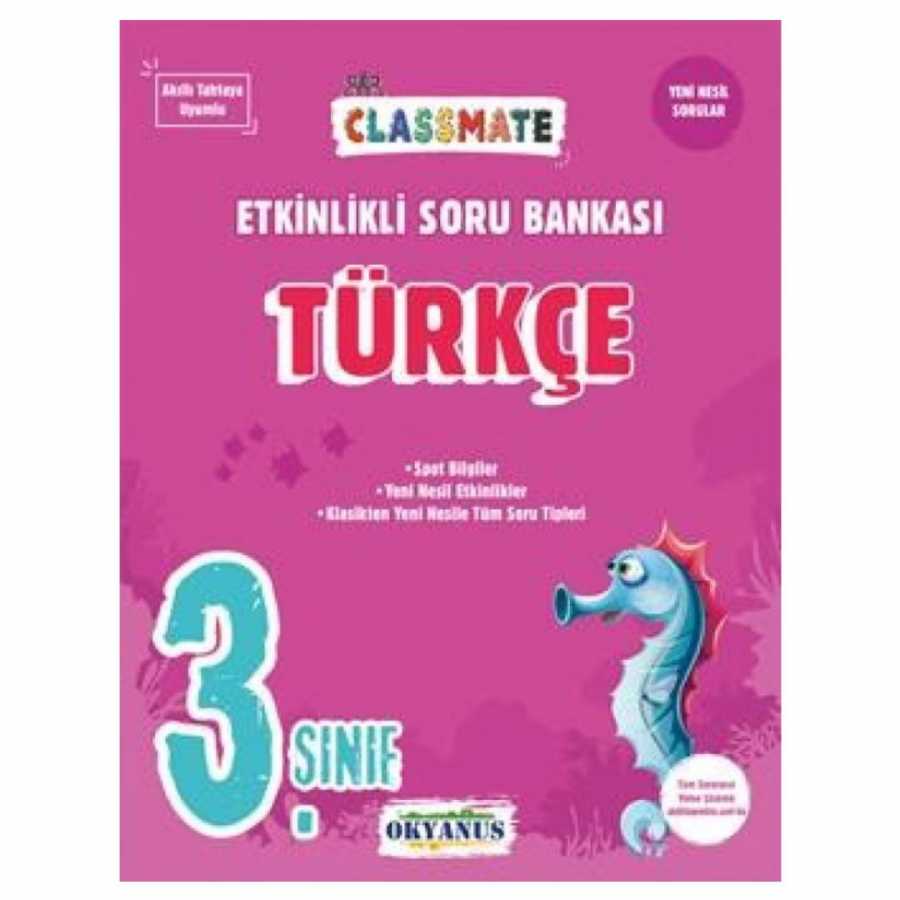 3. Sınıf Türkçe Classmate Etkinlikli Soru Bankası Okyanus Yayınları