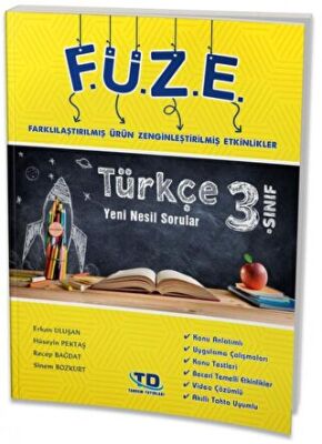 Tandem Yayınları 3. Sınıf Türkçe FÜZE Türkçe Yeni Nesil Sorular - 1
