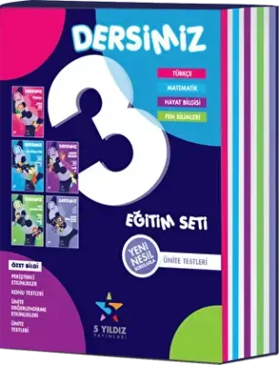 3. Sınıf Eğitim Seti - 5 Yıldız Yayınları