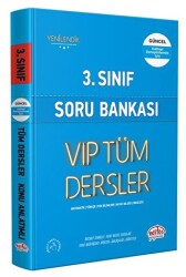 3. Sınıf VIP Tüm Dersler Soru Bankası Mavi Kitap - Editör Yayınevi
