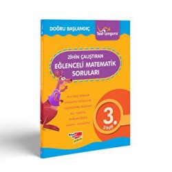 3. Sınıf Zihin Çalıştıran Eğlenceli Kanguru Matematik Soruları - Dikkat Atölyesi Yayınları