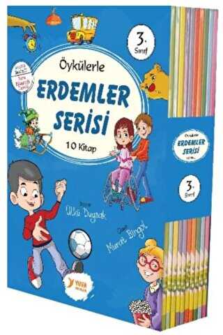 3. Sınıflar İçin Öykülerle Erdemler Serisi 10 Kitap - Yuva Yayınları