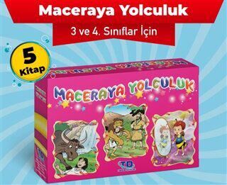 3. ve 4. Sınıflar İçin Maceraya Yolculuk 5 Kitap Takım kapağı