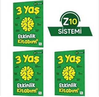 3 Yaş Etkinlik Kitabım Seti Z10 Sistemi