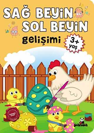 Sağ Beyin - Sol Beyin Gelişimi +3 Yaş - Beyaz Panda Yayınları