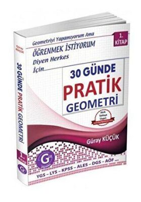 30 Günde Pratik Geometri 1. Kitap kapağı