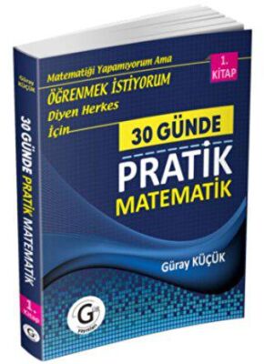 30 Günde Pratik Matematik 1.Kitap kapağı
