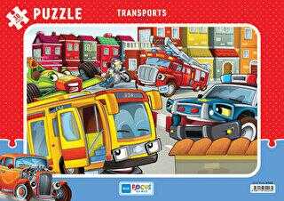 30 Parça Puzzle Transports Taşıtlar