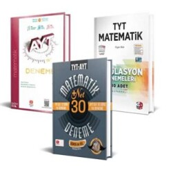 Üç Dört Beş - 3D - Paraf Akademi TYT - AYT Matematik Deneme Seti - BKM Kitap