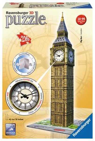 3D Puz Big Ben w-clock