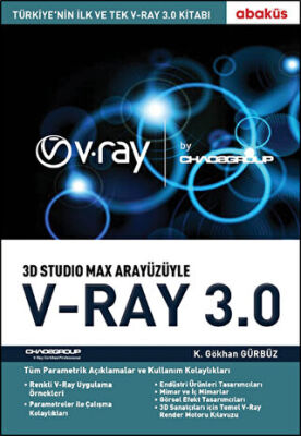 3D Studio Max Arayüzüyle V-Ray 3.0 kapağı
