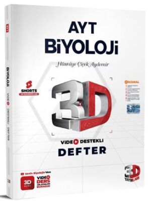 3D Yayınları AYT Biyoloji Video Destekli Defter - 1