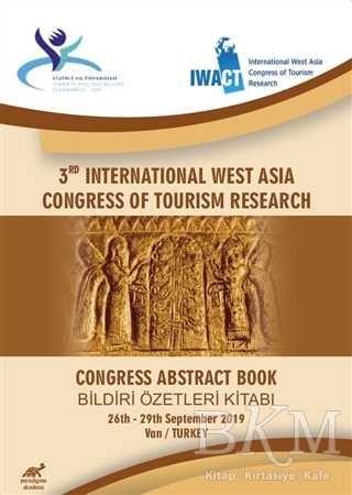 3rd International West Asia Congress Of Tourism Research - Paradigma Akademi Yayınları