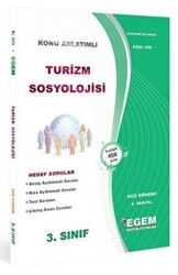 3. Sınıf 5. Yarıyıl Turizm Sosyolojisi Konu Anlatımlı Soru Bankası Kod: 359 - Egem Eğitim Yayınları