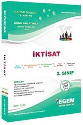 3. Sınıf 6. Yarıyıl İktisat Bahar Dönemi Konu Anlatımlı Soru Bankası - Kod 3315 - Egem Eğitim Yayınları