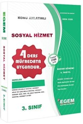 3. Sınıf 6. Yarıyıl Konu Anlatımlı Sosyal Hizmet - Kod 3320 - Egem Eğitim Yayınları