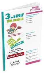 3. Sınıf Tüm Dersler Yaprak Test - Çapa Yayınları