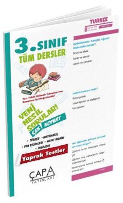 3. Sınıf Tüm Dersler Yaprak Test - 1