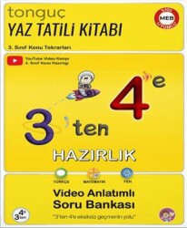 Tonguç Akademi 3`ten 4`e Hazırlık Kitabı - Tonguç Akademi