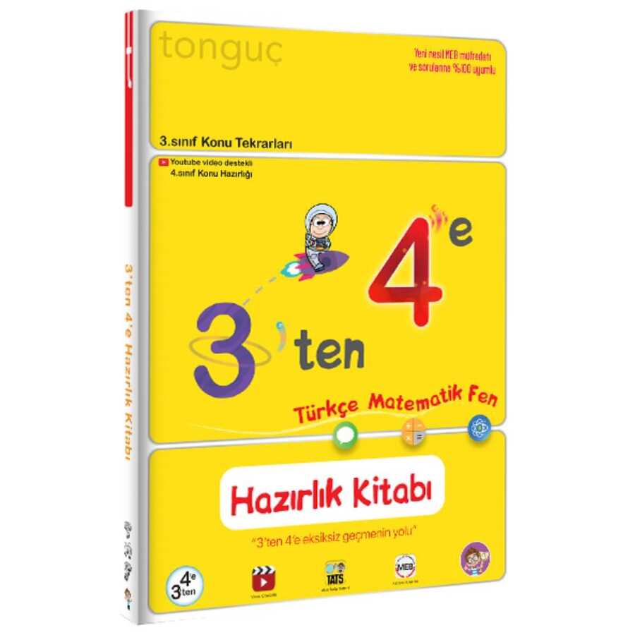 3'ten 4'e Hazırlık Kitabı Tonguç Akademi