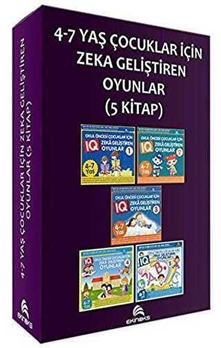 4-7 Yaş Çocuklar İçin Zeka Geliştiren Oyunlar 5 Kitap