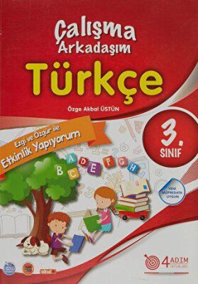 4 Adım Yayınları 3. Sınıf Türkçe Çalışma Arkadaşım - 1