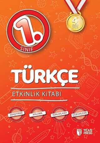 Teas Press 4 Aşamada Etkinlik Kitabı - 1. Sınıf Türkçe Etkinlik Kitabı