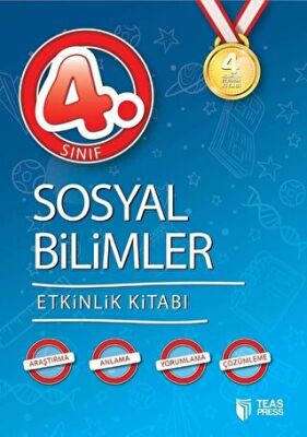 Teas Press 4 Aşamada Etkinlik Kitabı - 4. Sınıf Sosyal Bilimler Etkinlik Kitabı - 1