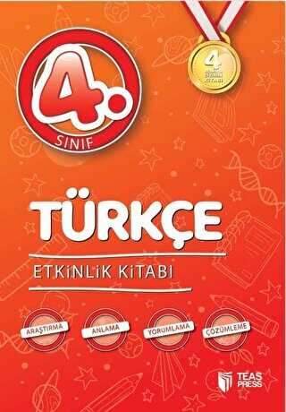 Teas Press 4 Aşamada Etkinlik Kitabı - 4. Sınıf Türkçe Etkinlik Kitabı
