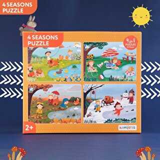 4 Seasons - 4 Mevsim 4`ü 1 Arada Puzzle