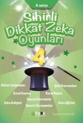 4. Seviye Sihirli Dikkat Zekâ Oyunları 4 İlkokul - Fark Yayınları