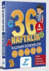 4. Sınıf 36 Haftalık Süreç Değerlendirme Denemeleri - Pruva Akademi