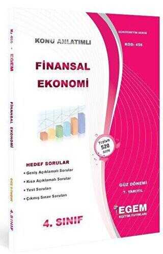 Egem Eğitim Yayınları 4. Sınıf 7. Yarıyıl Finansal Ekonomi Konu Anlatımlı Soru Bankası Kod 456