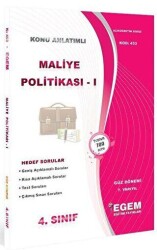 4. Sınıf 7. Yarıyıl Maliye Politikası 1 Konu Anlatımlı Soru Bankası Kod 453 - Egem Eğitim Yayınları