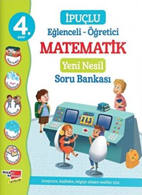 Dikkat Atölyesi Yayınları 4. Sınıf Eğlenceli - Öğretici İpuçlu Matematik Yeni Nesil Soru Bankası - 1