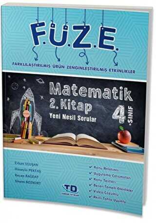 Tandem Yayınları 4. Sınıf FÜZE Matematik 2. Kitap Yeni Nesil Sorular