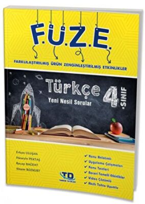 Tandem Yayınları 4. Sınıf FÜZE Türkçe Yeni Nesil Sorular - 1
