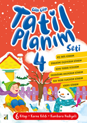Damla Yayınevi 4. Sınıf Gün Gün Tatil Planım Seti - 1