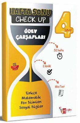 Artı Eğitim Yayınları 4. Sınıf Hafta Sonu Check Up Ödev Çarşafları - 1